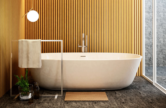 Acryl Badewanne - Acrylbadewannen 170x75cm 180x80cm 190x90cm