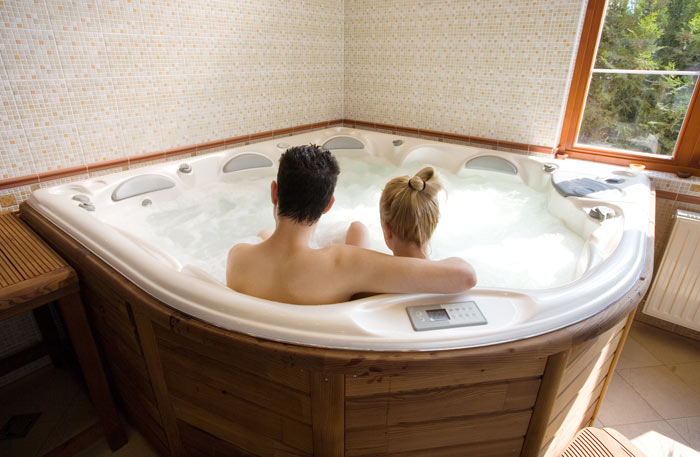 Eckwhirlpools - 2 Personen